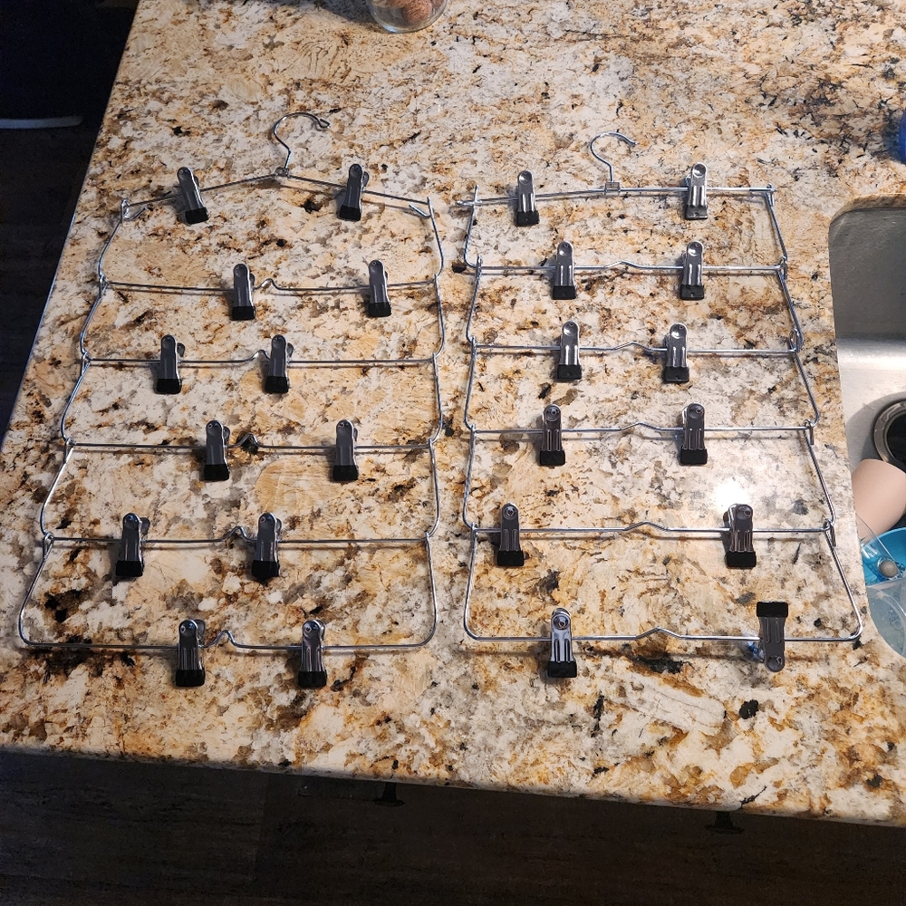2 6-tier TROUSER/SKIRT Hanger